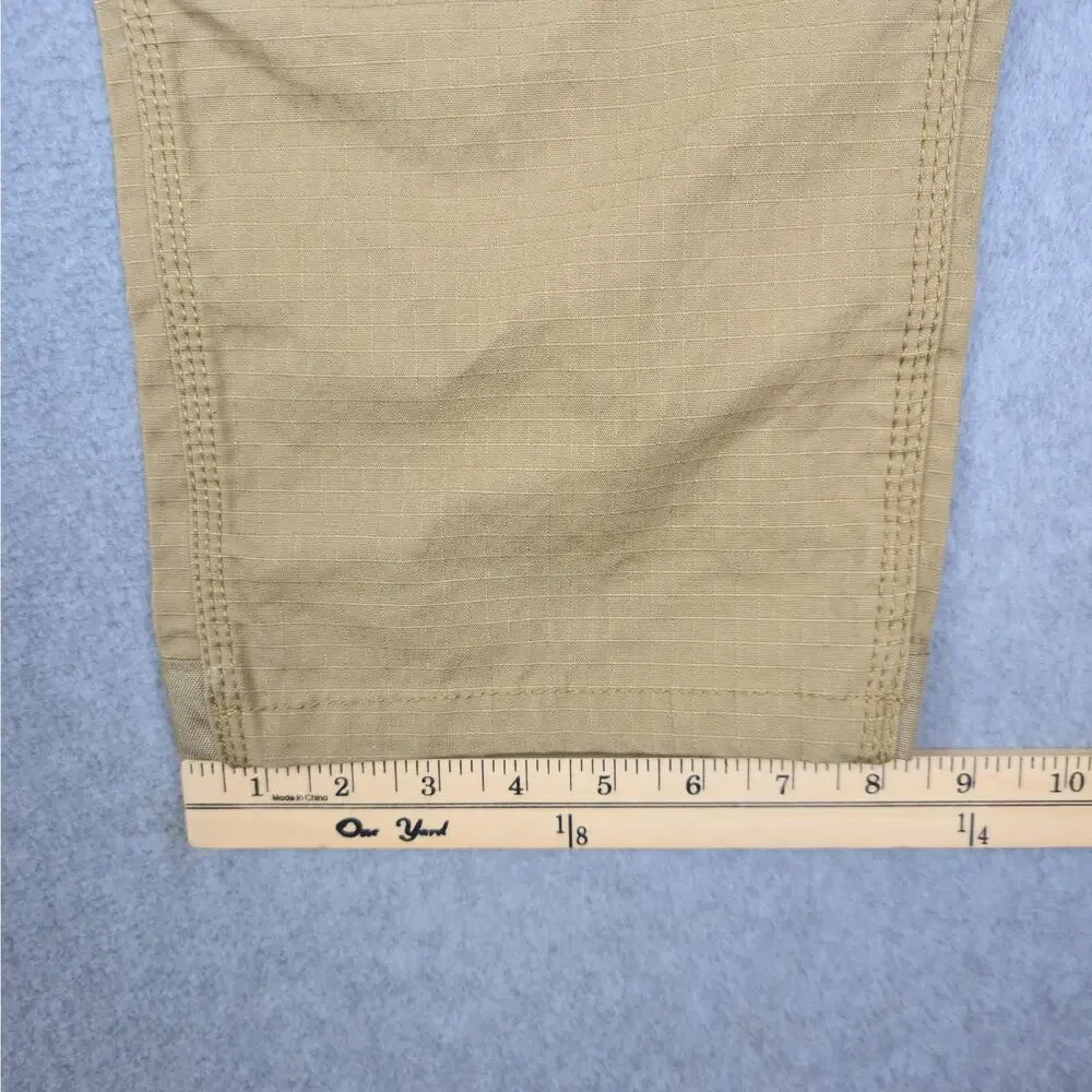 Ridgecut Toughwear 34x30 Beige Ripstop Work Pants Reinforced Double Knee - Picture 13 of 14